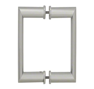 CRL 0R6X6BN 6" Oval/Round Back-to-Back Pull Handle
