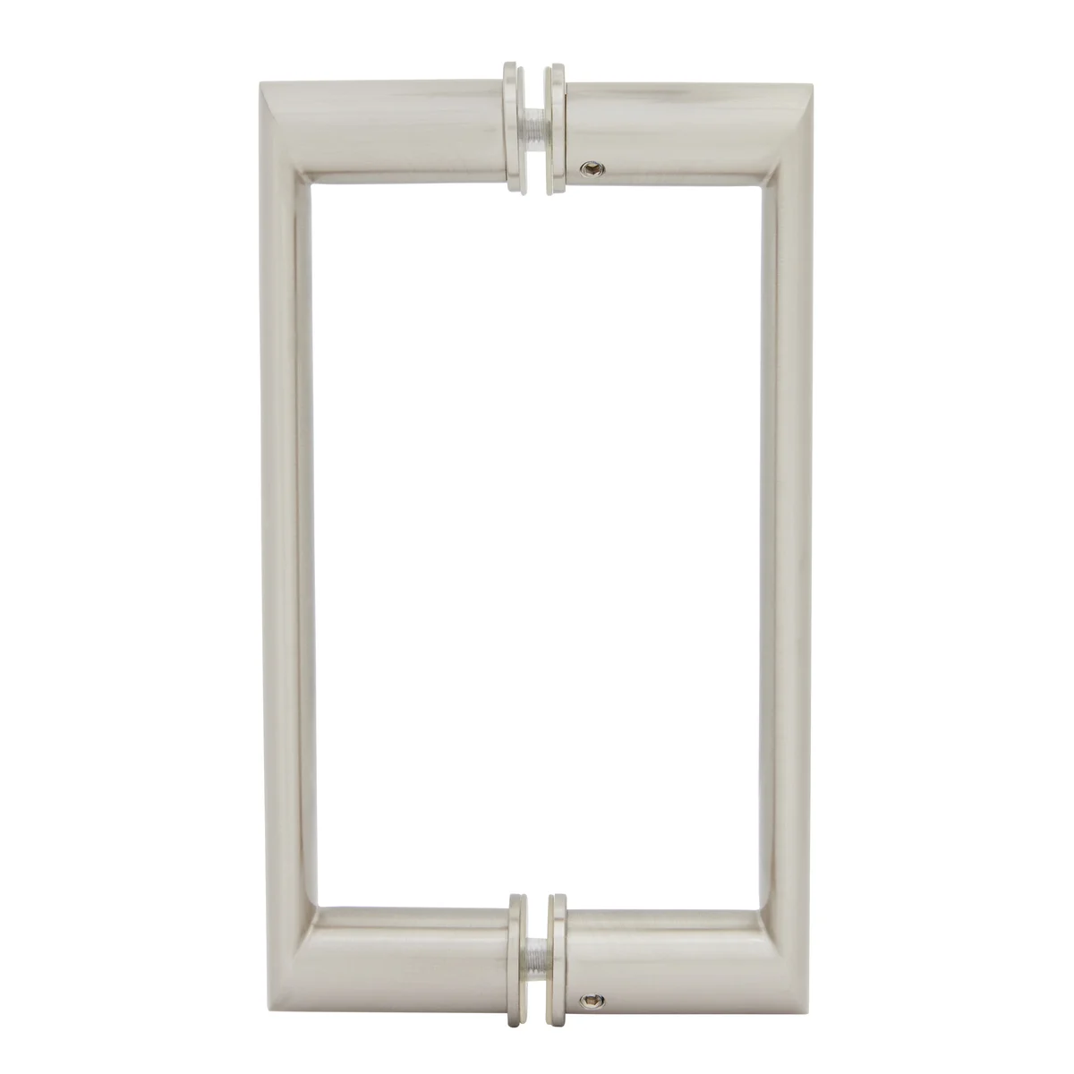 Shower Door 8" Oval/Round Back-to-Back Pull Handle, Brushed Nickel – CRL 0R8X8BN, photo 2