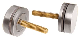 Shower Door Handle Replacement Washer and Stud Kit for Single-Sided Solid Pull Handles, Brushed Nickel – CRL 30SKBN