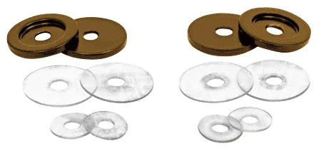Shower Door Handle Replacement Washers for Back-to-Back Solid Pull Handles, Oil Rubbed Bronze – CRL 30WK0RB