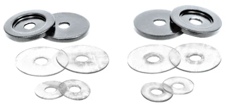 CRL Replacement Washers for Back-to-Back Solid Pull Handles, Polished Chrome