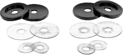 Shower Door Handle Replacement Washers for Back-to-Back Solid Pull Handles, Gun Metal – CRL 30WKGM