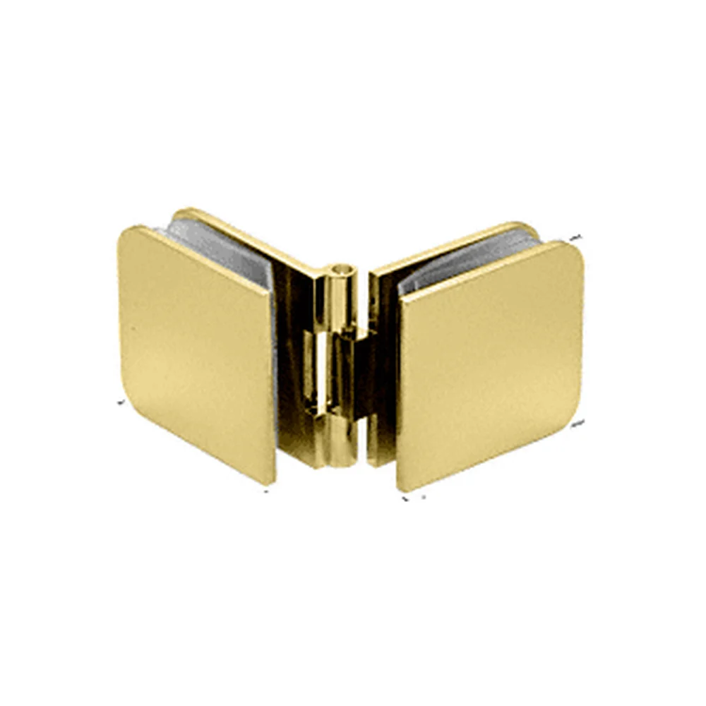 Shower Glass Adjustable Glass-to-Glass Clamp, Polished Brass – CRL ADJ180BR