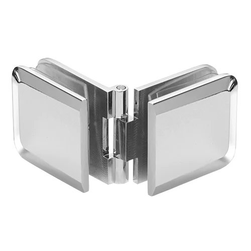 CRL ADJBEV180CH Adjustable Beveled Glass-to-Glass Clamp