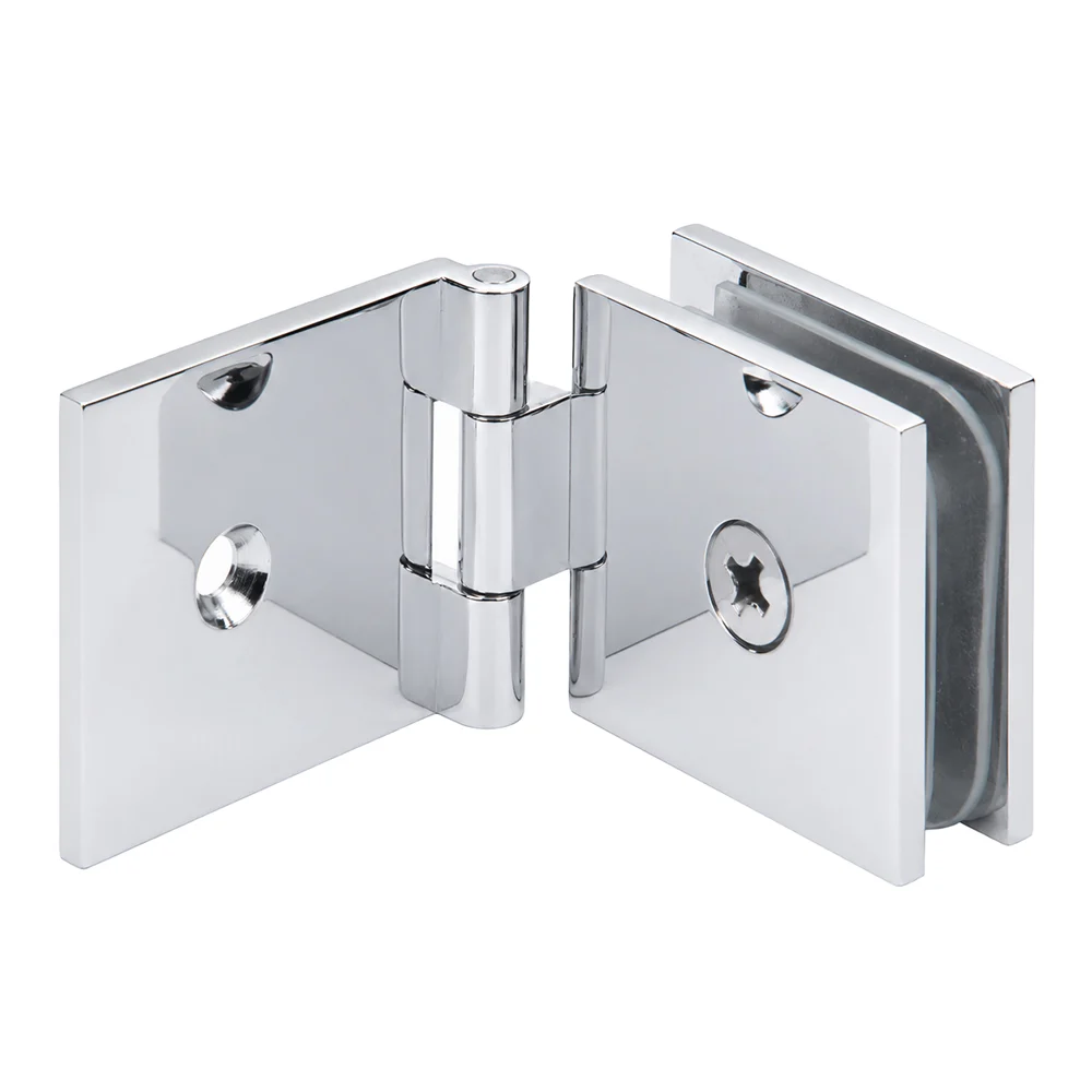 CRL ADJSQ037CH Adjustable Square Wall Mount Glass Clamp