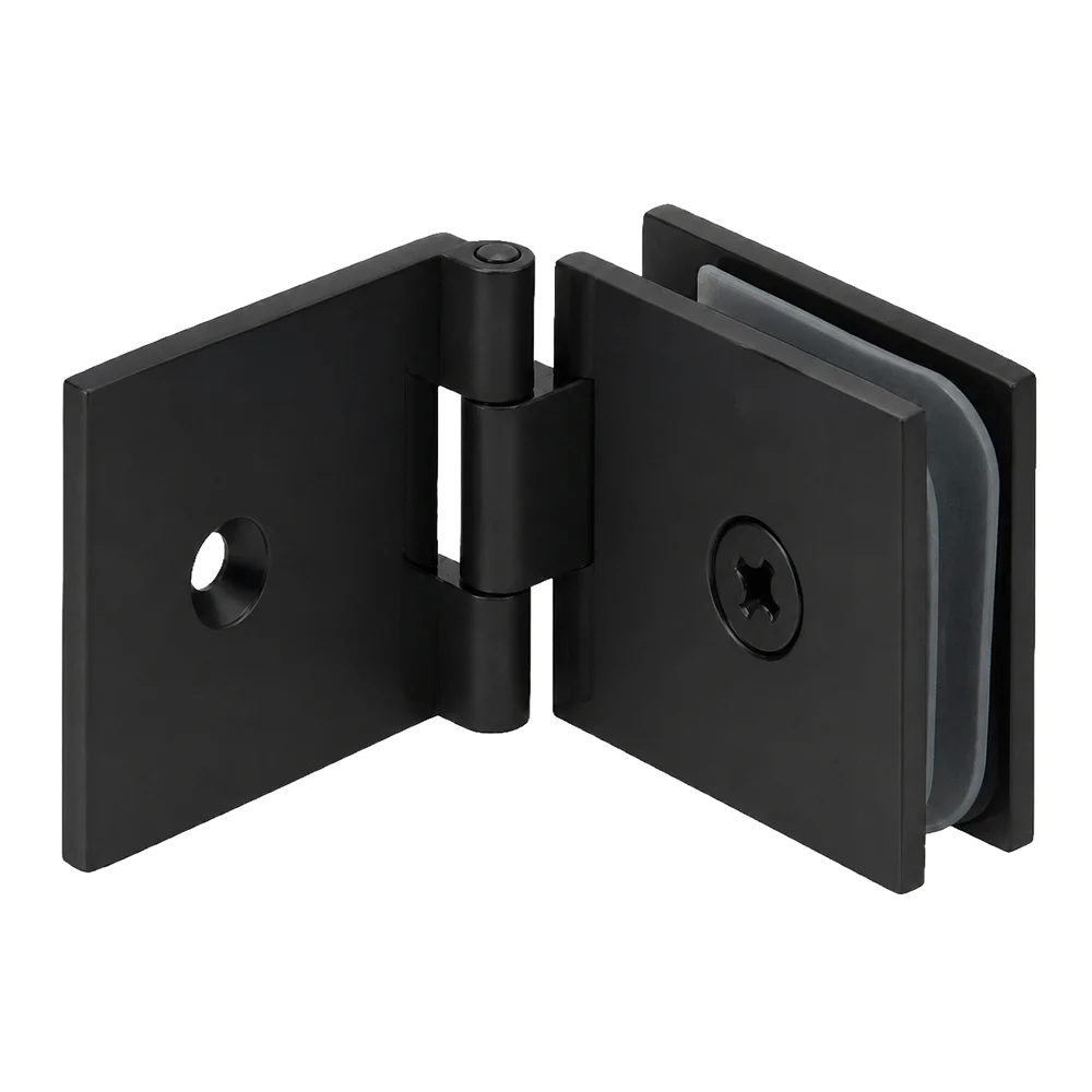 Shower Glass Adjustable Square Wall Mount Glass Clamp, Matte Black – CRL ADJSQ037MBL