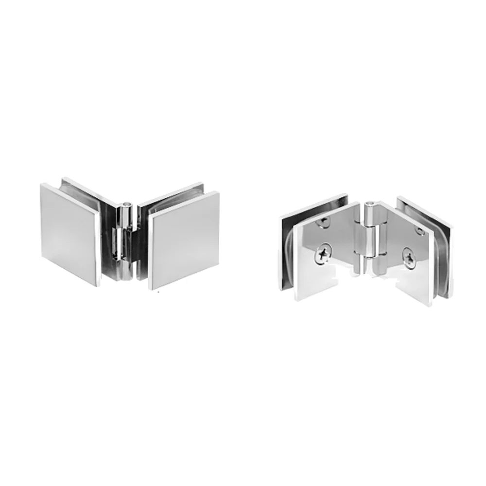 CRL ADJSQ180CH Adjustable Square Glass-to-Glass Clamp