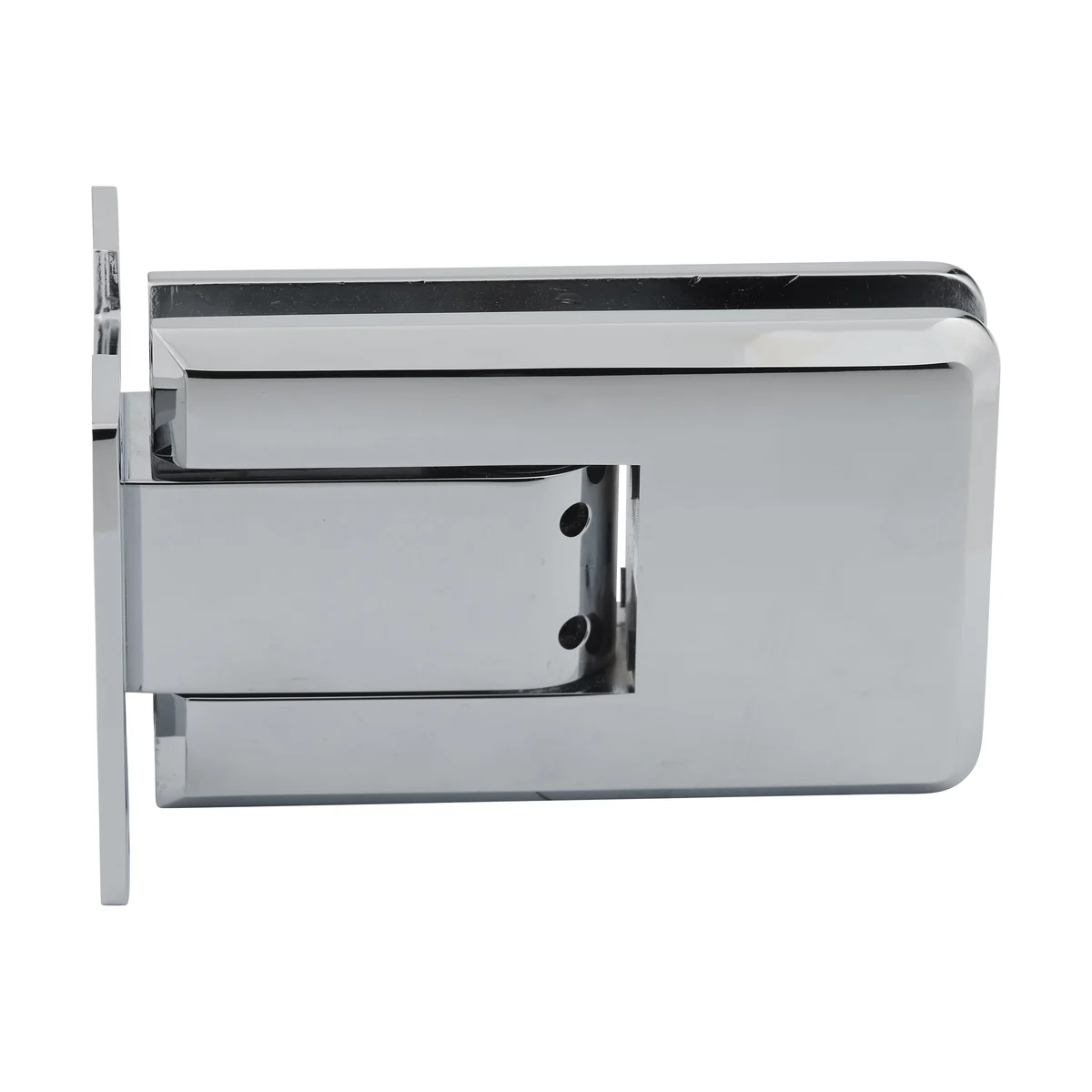 CRL ATL01CH Shower Door Hinge – Atlas Wall Mount, Full Back Plate