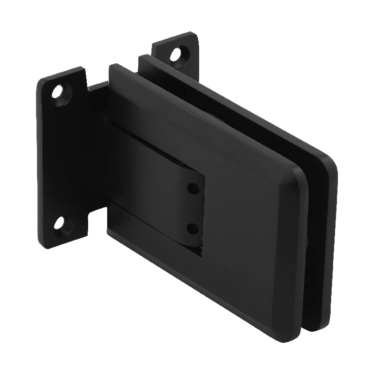 Shower Door Hinge: Atlas Wall Mount, Full Back Plate, Matte Black – CRL ATL01MBL