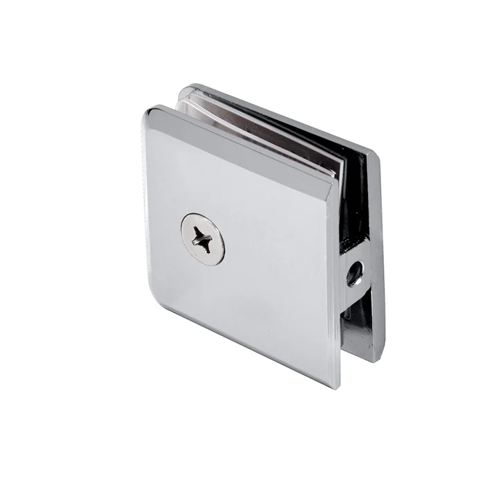 CRL BCU4CH Beveled Hole-in-Glass Fixed Panel U-Clamp