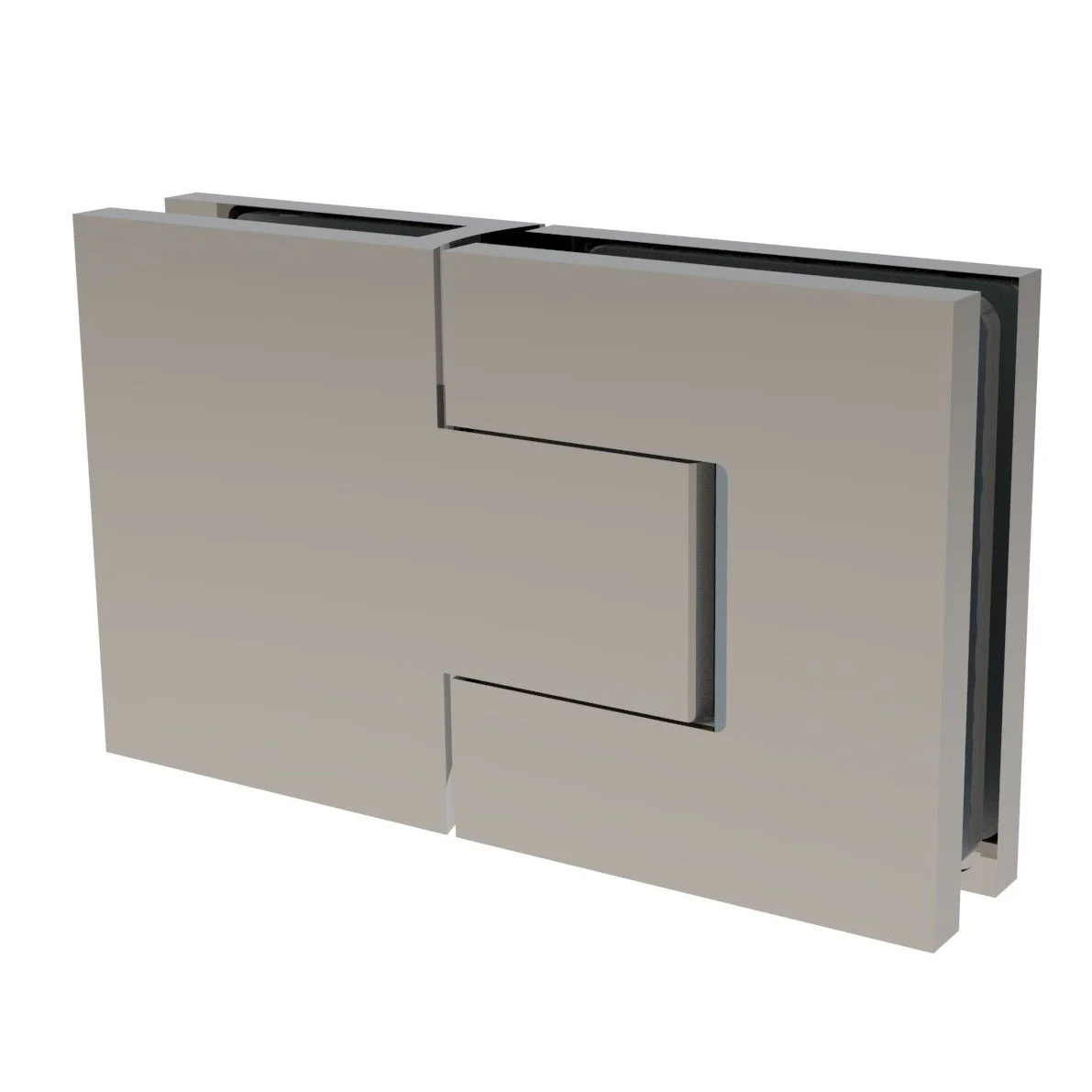 Glass to Glass Shower Door Hinge 180°: Bellagio 380, Brushed Nickel – CRL BEL380BN