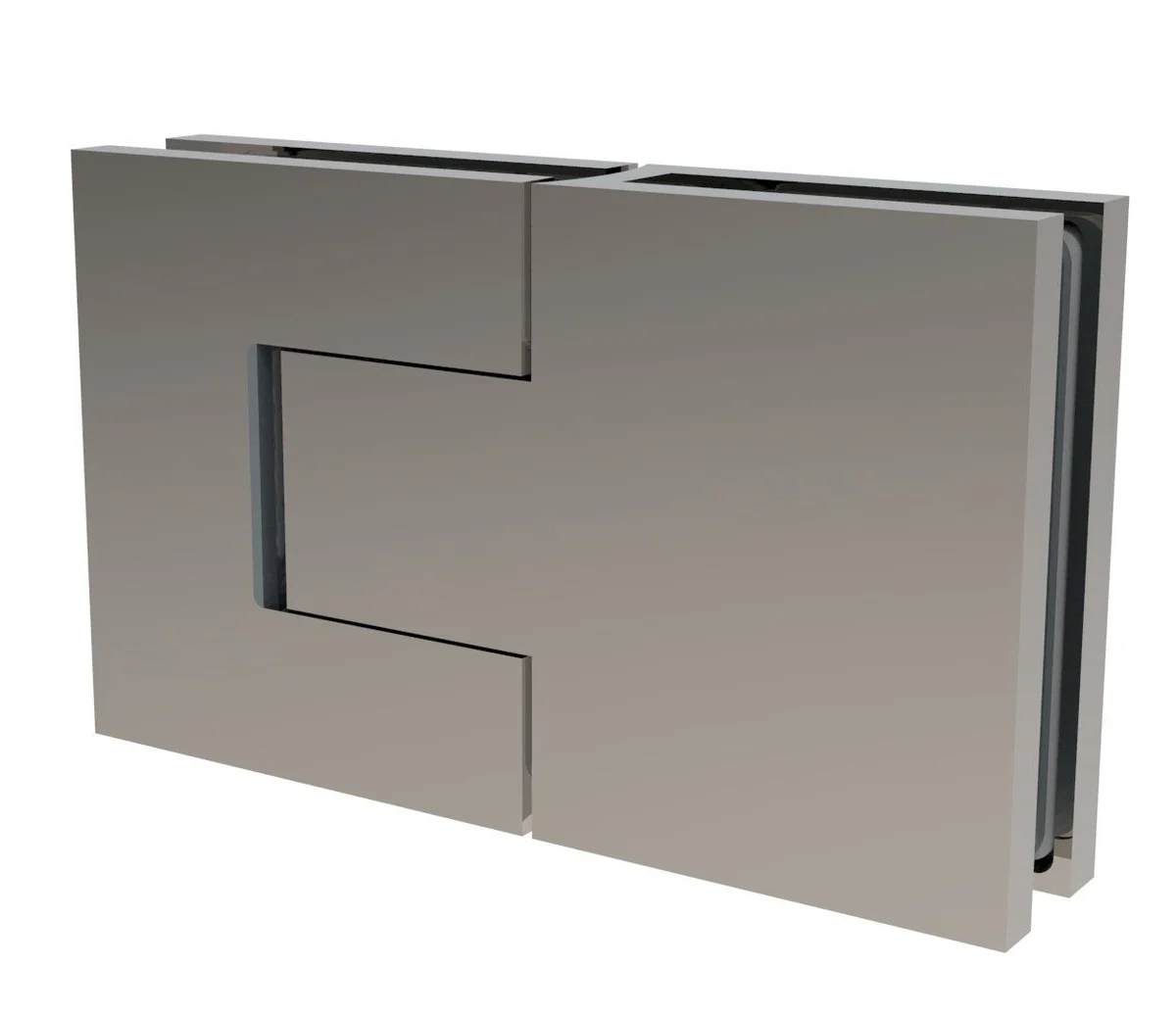 Glass to Glass Shower Door Hinge 180°: Bellagio 380, Brushed Nickel – CRL BEL380BN, photo 2