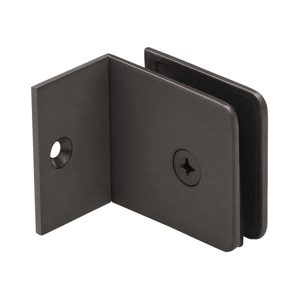 Shower Glass Beveled Fixed Panel Clamp with Small Leg, Oil Rubbed Bronze – CRL BGC0370RB