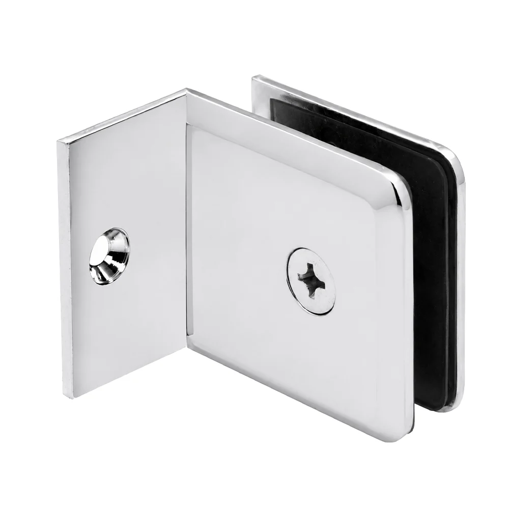 CRL BGC037CH Beveled Fixed Panel Clamp with Small Leg