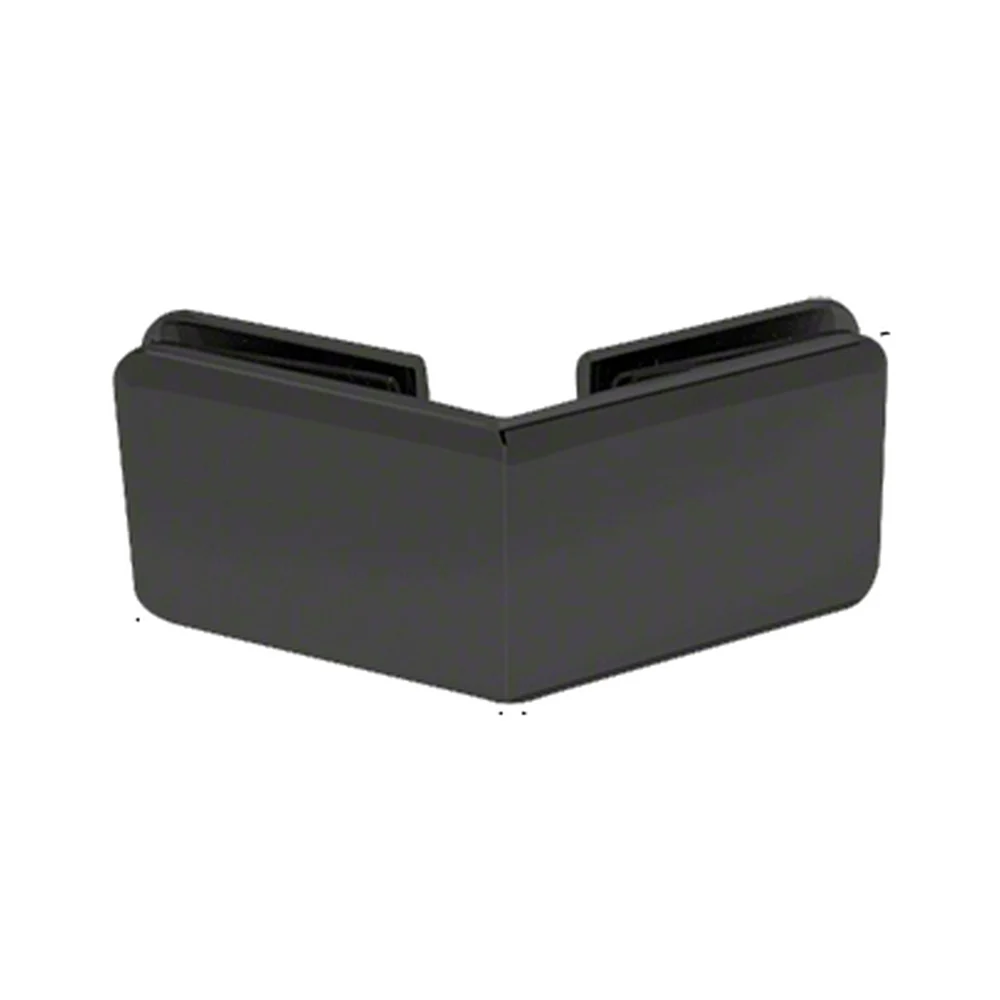 Shower Glass Beveled 135° Glass-to-Glass Clamp, Matte Black – CRL BGC135MBL