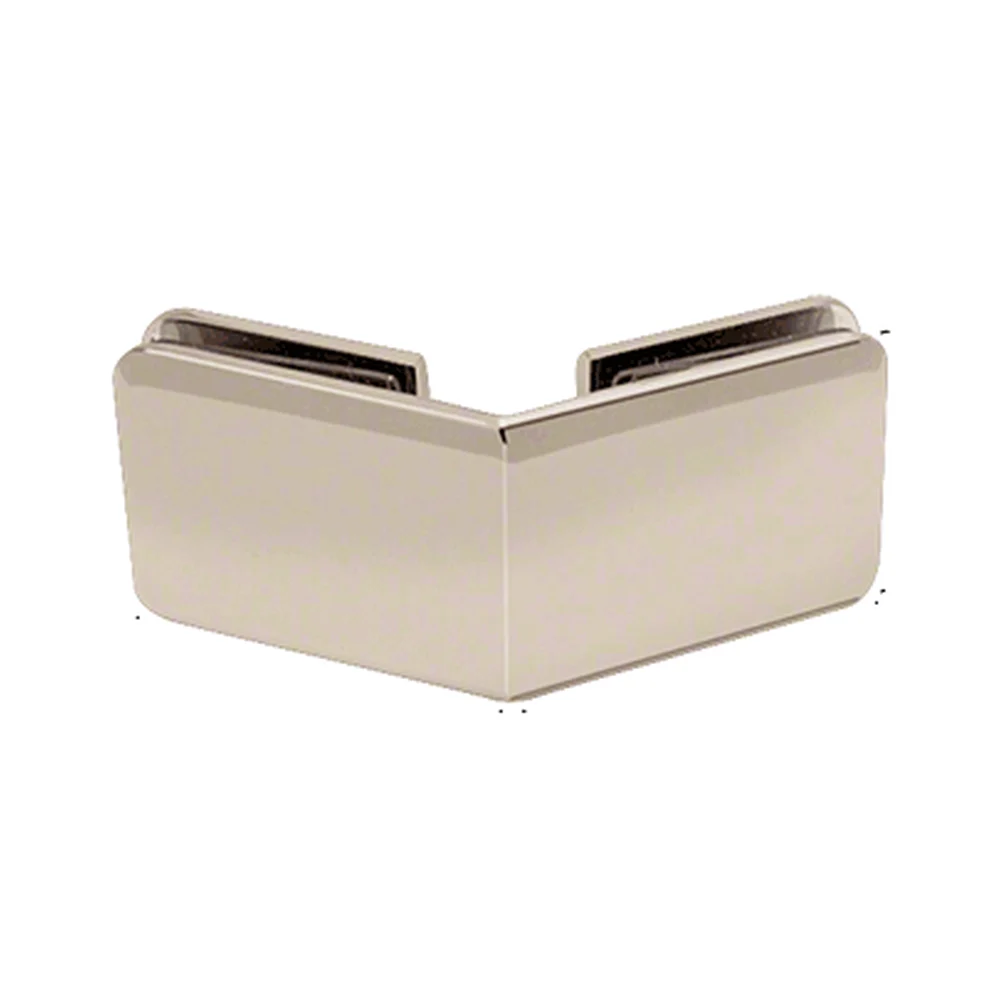 Shower Glass Beveled 135° Glass-to-Glass Clamp, Polished Nickel – CRL BGC135PN