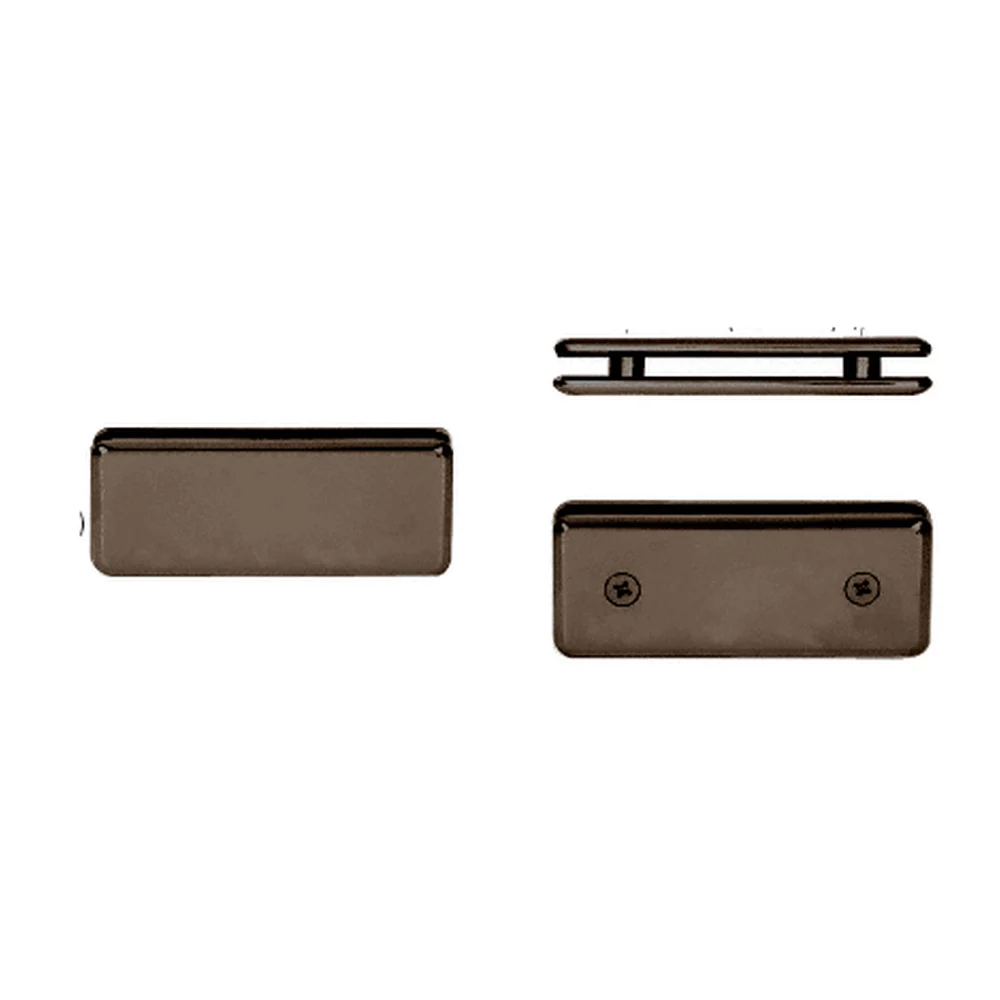 Shower Glass Beveled 180° Glass-to-Glass Clamp, Brushed Bronze – CRL BGC180BBRZ