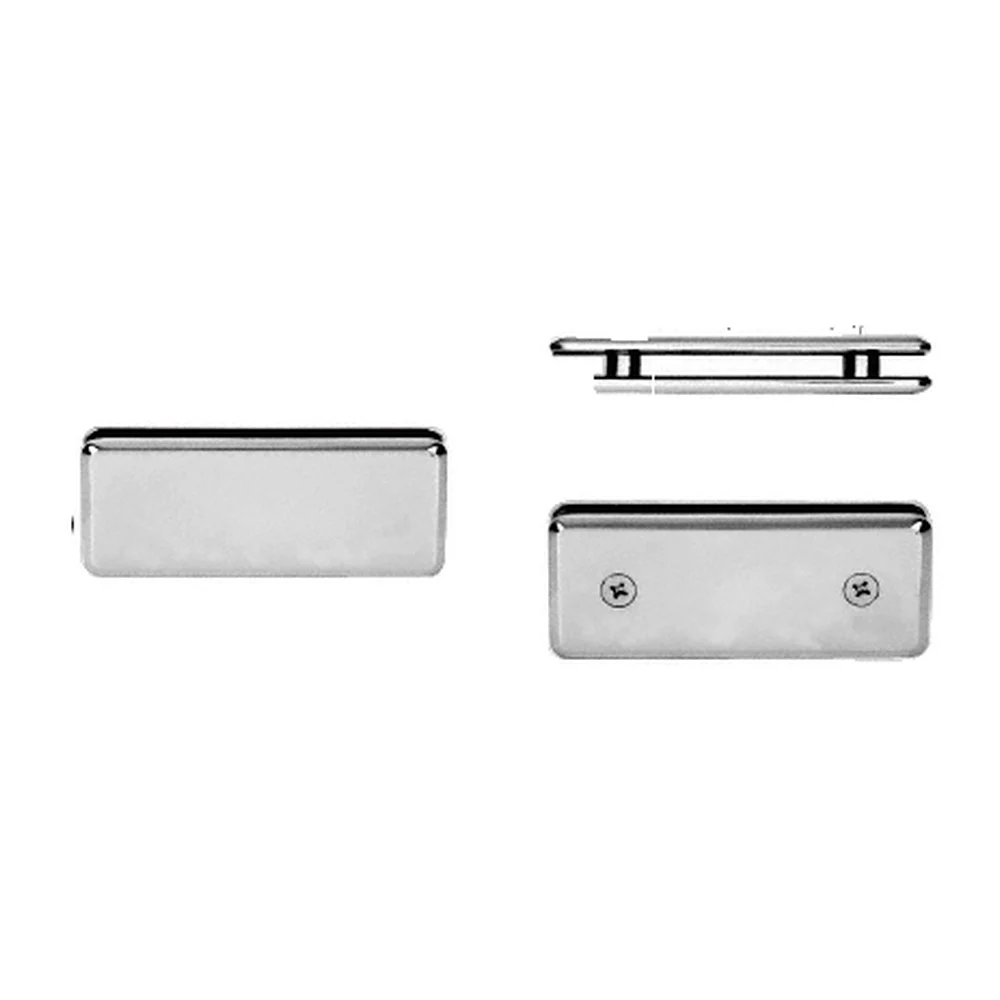 Shower Glass Beveled 180° Glass-to-Glass Clamp, Brushed Nickel – CRL BGC180BN