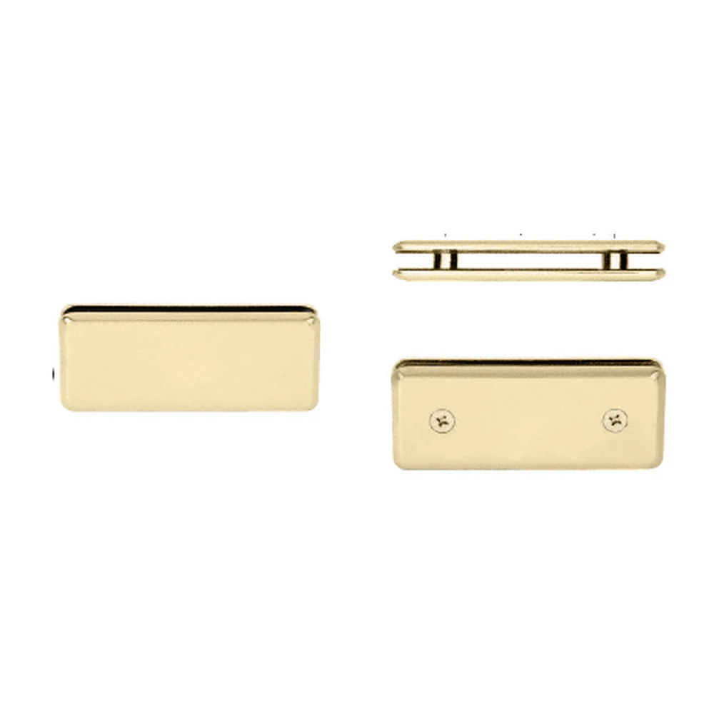 Shower Glass Beveled 180° Glass-to-Glass Clamp, Satin Brass – CRL BGC180SB