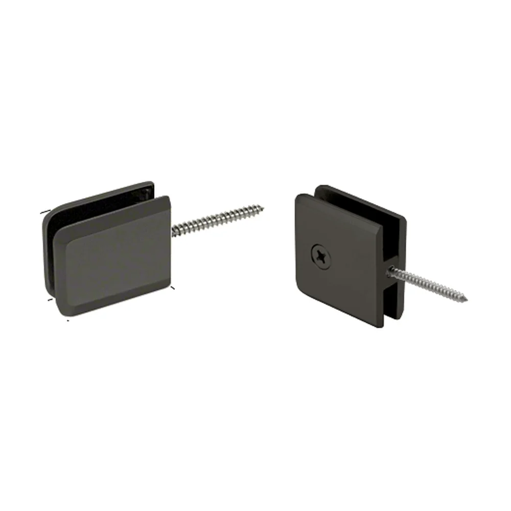 Shower Glass Beveled Wall Mount Movable Transom Clamp, Matte Black – CRL BGC186MBL