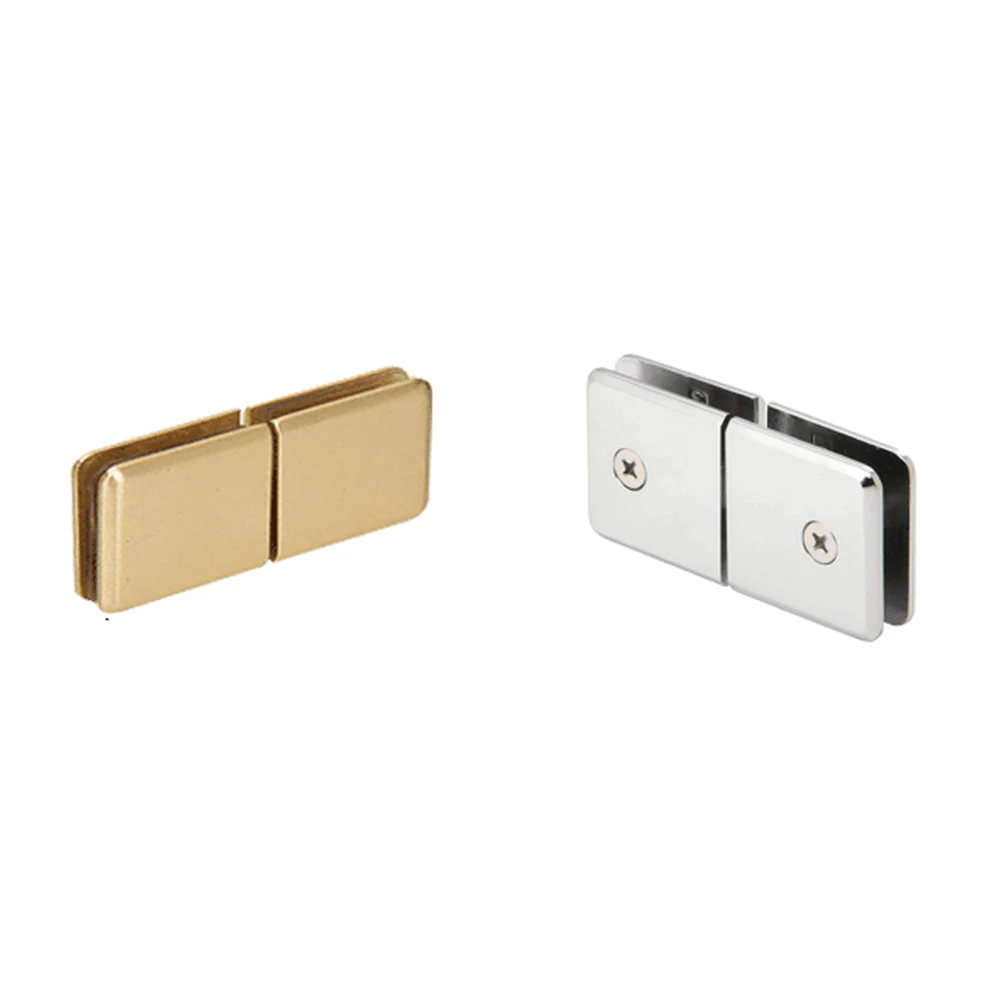 Shower Glass Beveled 180° Movable Transom Clamp, Satin Brass – CRL BGC188SB