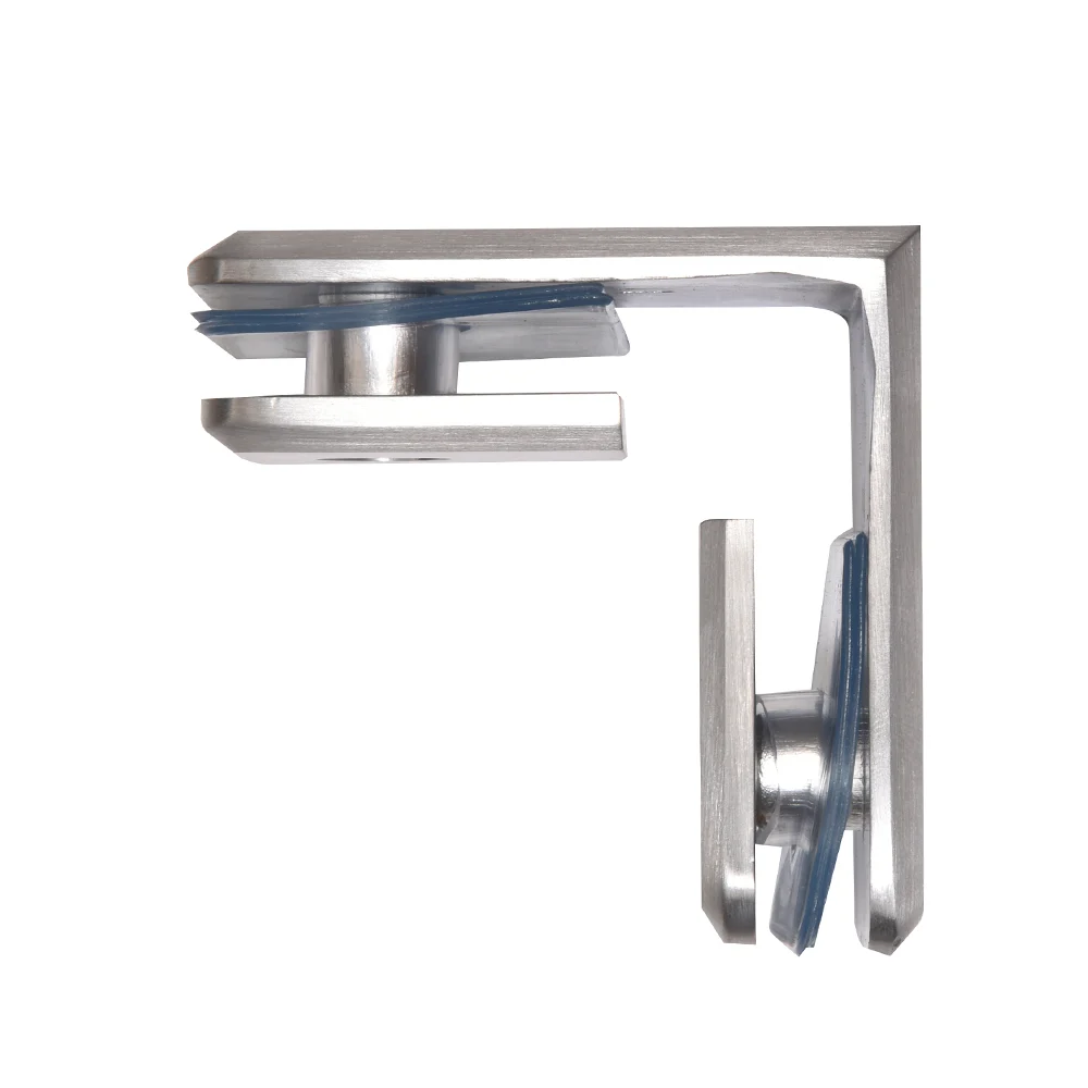 Shower Glass Beveled 90° Glass-to-Glass Clamp, Brushed Chrome – CRL BGC90BCH, photo 3