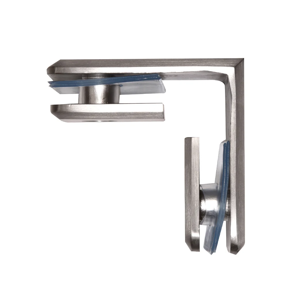 Shower Glass Beveled 90° Glass-to-Glass Clamp, Brushed Nickel – CRL BGC90BN, photo 2