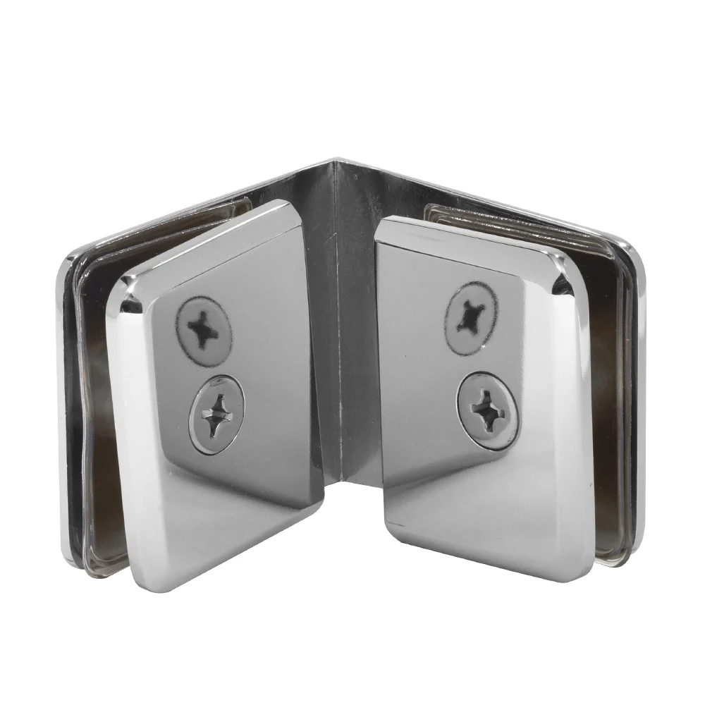 CRL BGC90CH Beveled 90° Glass-to-Glass Clamp