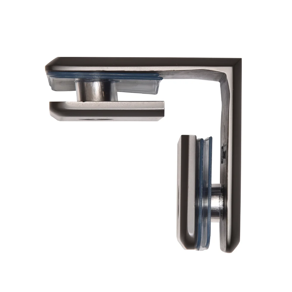 Shower Glass Beveled 90° Glass-to-Glass Clamp, Matte Gun Metal – CRL BGC90MGM, photo 3