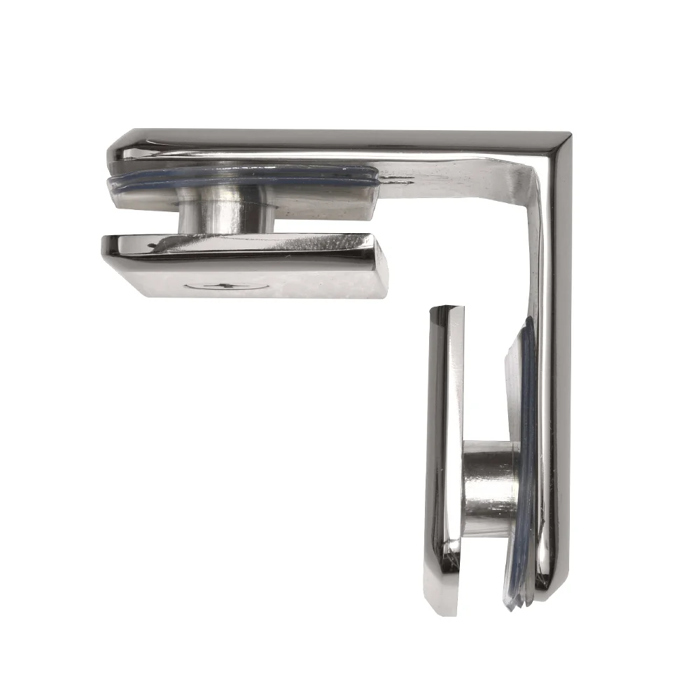 Shower Glass Beveled 90° Glass-to-Glass Clamp, Polished Nickel – CRL BGC90PN, photo 2