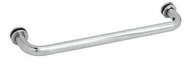 CRL 12" Single-Sided Tubular Towel Bar, Polished Chrome