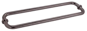 Glass Shower Door 12" Back-to-Back Tubular Towel Bar, Oil Rubbed Bronze – CRL BM12X120RB
