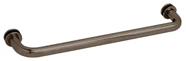 Glass Shower Door 18" Single-Sided Tubular Towel Bar, Oil Rubbed Bronze – CRL BM180RB