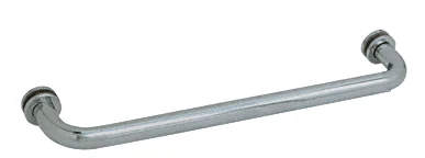 Glass Shower Door 18" Single-Sided Tubular Towel Bar, Brushed Nickel – CRL BM18BN