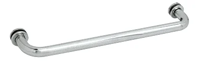 CRL 18" Single-Sided Tubular Towel Bar, Polished Chrome