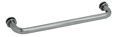Glass Shower Door 18" Single-Sided Tubular Towel Bar, Polished Nickel – CRL BM18PN