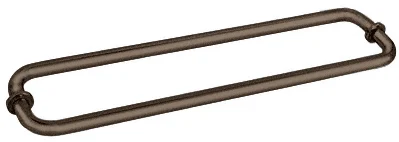 Glass Shower Door 18" Back-to-Back Tubular Towel Bar, Oil Rubbed Bronze – CRL BM18X180RB
