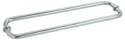 CRL BM18X18CH 18" Back-to-Back Tubular Towel Bar