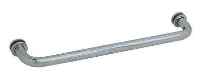 Glass Shower Door 20" Single-Sided Tubular Towel Bar, Brushed Nickel – CRL BM20BN
