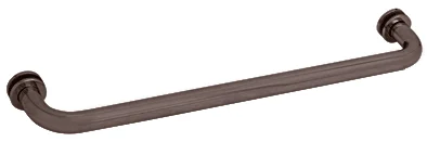 Glass Shower Door 22" Single-Sided Tubular Towel Bar, Oil Rubbed Bronze – CRL BM220RB