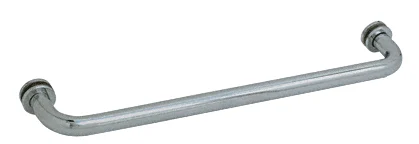 Glass Shower Door 22" Single-Sided Tubular Towel Bar, Brushed Nickel – CRL BM22BN