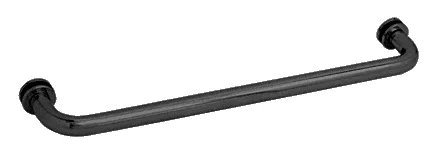 CRL 24" Single-Sided Tubular Towel Bar, Matte Black