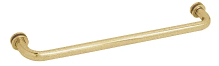 CRL 24" Single-Sided Tubular Towel Bar, Satin Brass