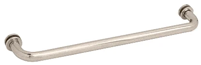 CRL 24" Single-Sided Tubular Towel Bar, Satin Nickel