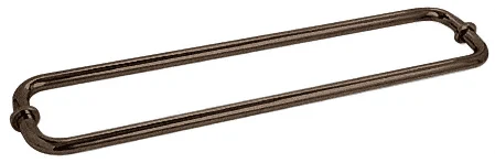 Glass Shower Door 24" Back-to-Back Tubular Towel Bar, Oil Rubbed Bronze – CRL BM24X240RB