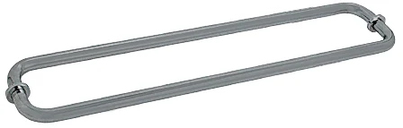 Glass Shower Door 24" Back-to-Back Tubular Towel Bar, Satin Nickel – CRL BM24X24SN