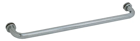 Glass Shower Door 28" Single-Sided Tubular Towel Bar, Brushed Nickel – CRL BM28BN
