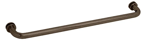 Glass Shower Door 30" Single-Sided Tubular Towel Bar, Oil Rubbed Bronze – CRL BM300RB