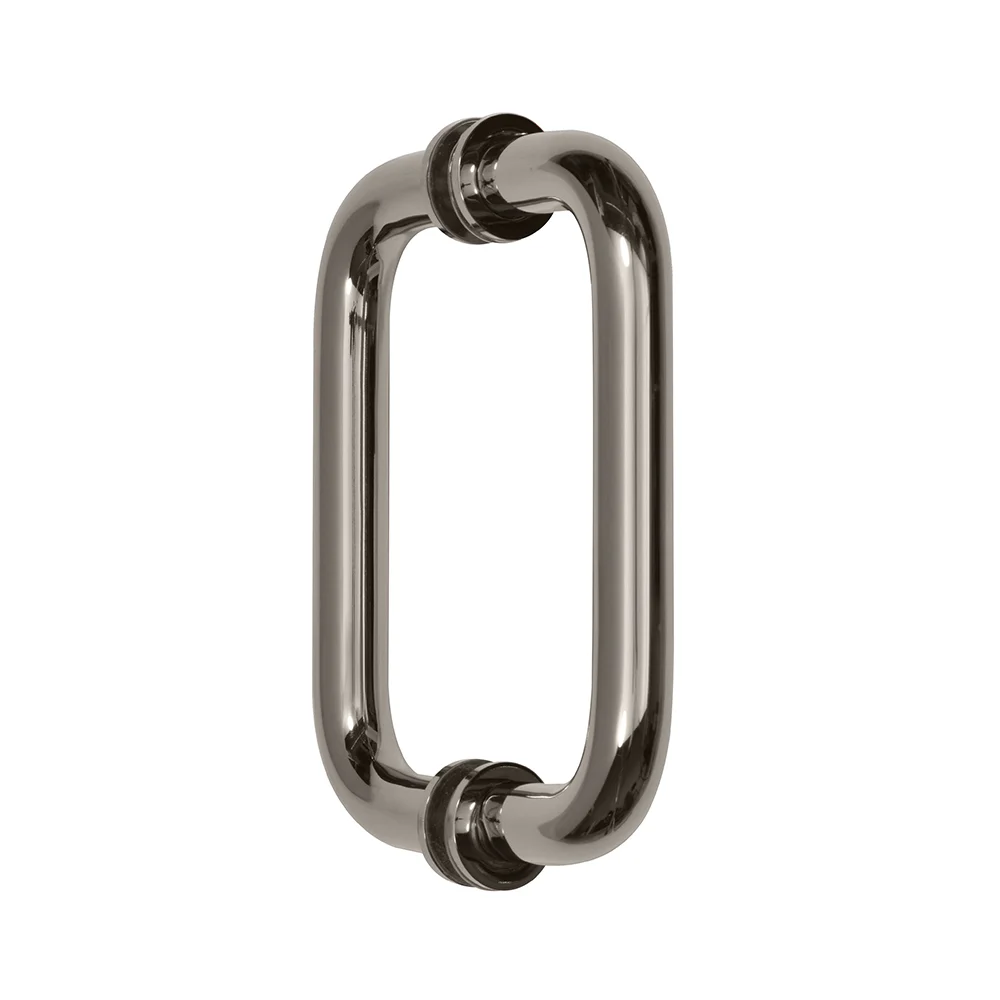 Shower Door 6" Back-to-Back Tubular Pull Handle, Polished Nickel – CRL BM6X6PN