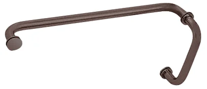 Glass Shower Door 8" Pull Handle and 18" Towel Bar Set, Oil Rubbed Bronze – CRL BM8X180RB